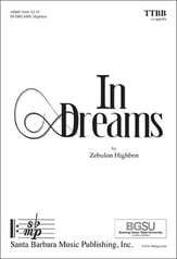 In Dreams TTBB choral sheet music cover